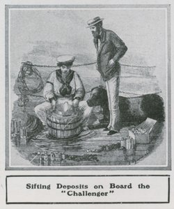 Sir John Murray: Sifting Deposits on Board the Challenger by English School