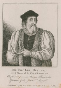 Sir Thomas Leigh, Mercer, Lord Mayor of London 1558 by English School