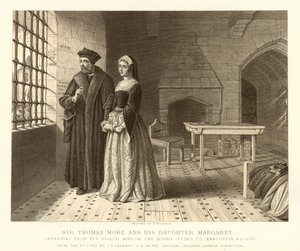 Sir Thomas More and His Daughter Margaret
