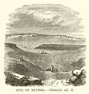 Site of Bethel, Genesis, xii, 8 by English School