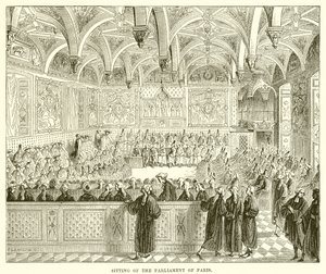 Sitting of the Parliament of Paris