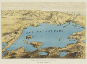Sketch Map from the Dardanelles to the Bosphorus by English School