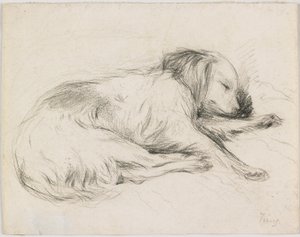 Sleeping Dog, c.1840
