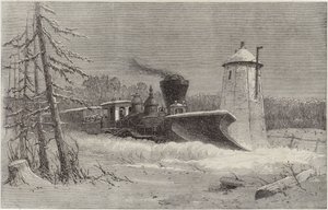 Snow Plough on the Grand Trunk Railway by English School