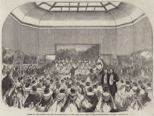 Soiree of the Society for the Encouragement of the Fine Arts, held at the Suffolk-Street Gallery, 26 January by English School