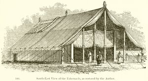 South-East View of the Tabernacle, as Restored by the Author