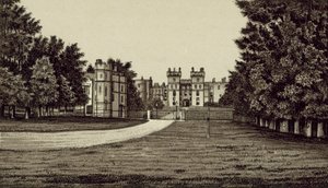 South Front, Windsor Castle by English School