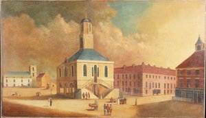 South Shields Market Place, c.1800