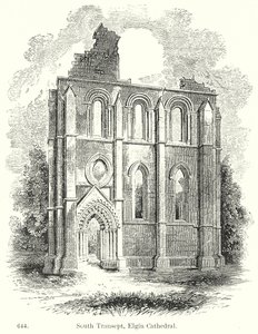 South Transept, Elgin Cathedral by English School