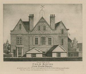 South view of the Cold Baths, Cold Bath Fields by English School