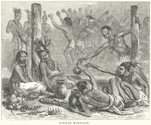 Sowrah Marriage (engraving) by English School