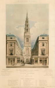 St Brides Avenue; The improvement in Fleet Street, London, proposed to be effected by voluntary subscription, 1825 by English School