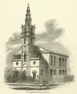 St Clement Danes, Strand by English School
