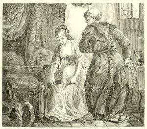 St Edmund, Bishop of Canterbury, While Studying at Paris, Was Tormented by a Very Beautiful Young Woman by English School