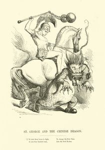 St. George and the Chinese Dragon by English School