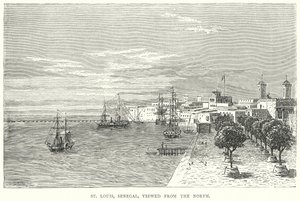 St Louis, Senegal, Viewed from the North by English School