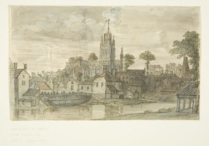 St Mary Redcliffe Church from Redcliffe Back by English School