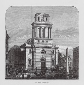 St Mary Woolnoth by English School
