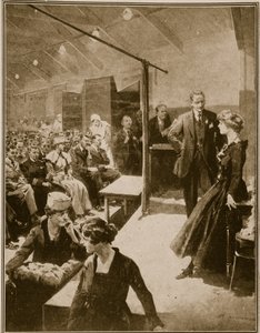 Stage Performance for Soldiers Blinded in the War by English School