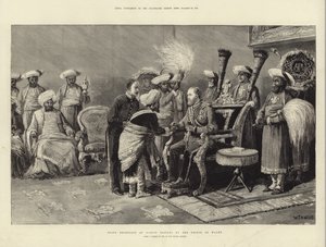 State Reception of Native Princes by English School