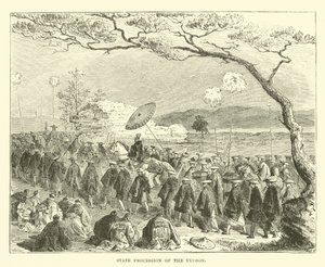 State procession of the Tycoon by English School