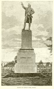 Statue of Captain Cook, Sydney by English School