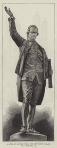 Statue of Captain Cook, for New South Wales, by T Woolner, RA by English School