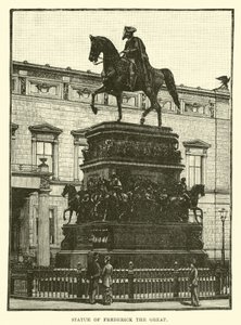 Statue of Frederick the Great by English School