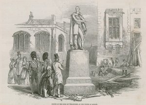 Statue of the Duke of Wellington at the Tower of London by English School