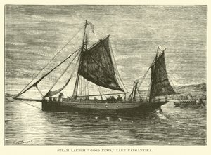 Steam Launch Good News, Lake Tanganyika by English School