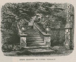 Steps Leading to Upper Terrace, Holland House