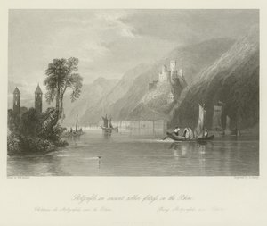 Stolzenfels, an Ancient Robber-Fortress on the Rhine by English School