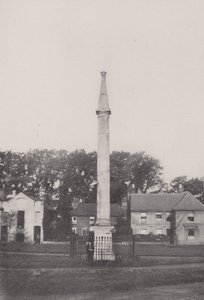 Stone Column Which Formerly Stood in the Seven Dials by English School