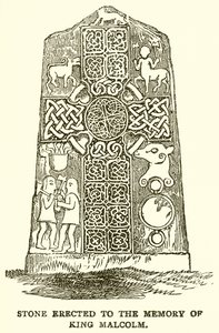 Stone Erected to the Memory of King Malcolm by English School