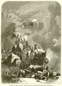 Storming of the Fortress Ciudad Rodrigo by the English, under Lord Wellington by English School