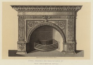 Stove, Designed and Manufactured by Messrs Carr and Robertson Sheffield by English School