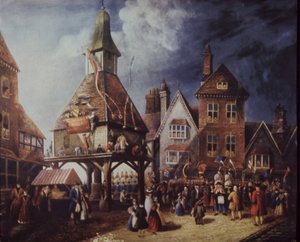 Shakespeare Jubilee in 1769 at the High Cross, Stratford-on-Avon