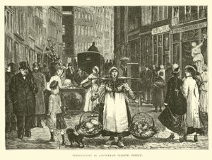Street-scene in Amsterdam, Kalver Street by English School