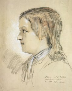 Study for the Head of Alex Pope introduction to Dryden, At Butlers Coffee House by English School