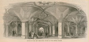 Subway of the New High-Level Station at the Crystal Palace by English School