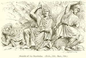 Suicide of Decebalus by English School
