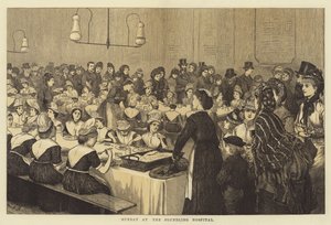 Sunday at the Foundling Hospital by English School