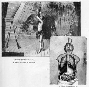 Sword-Swallowing by English School