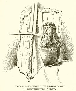 Sword and Shield of Edward III in Westminster Abbey by English School