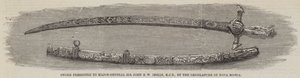 Sword presented to Major-General Sir John E W Inglis, KCB, by the Legislature of Nova Scotia