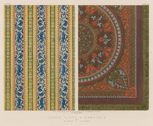 Table Cloth and Hangings by English School
