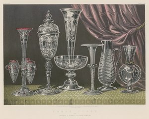 Table Glass by English School