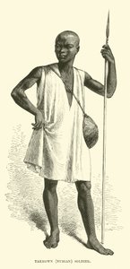 Takrown, Nubian Soldier by English School