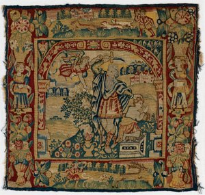 Tapestry panel depicting The Sacrifice of Isaac