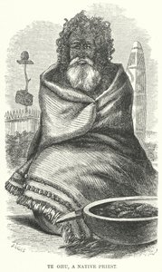 Te Ohu, A Native Priest by English School